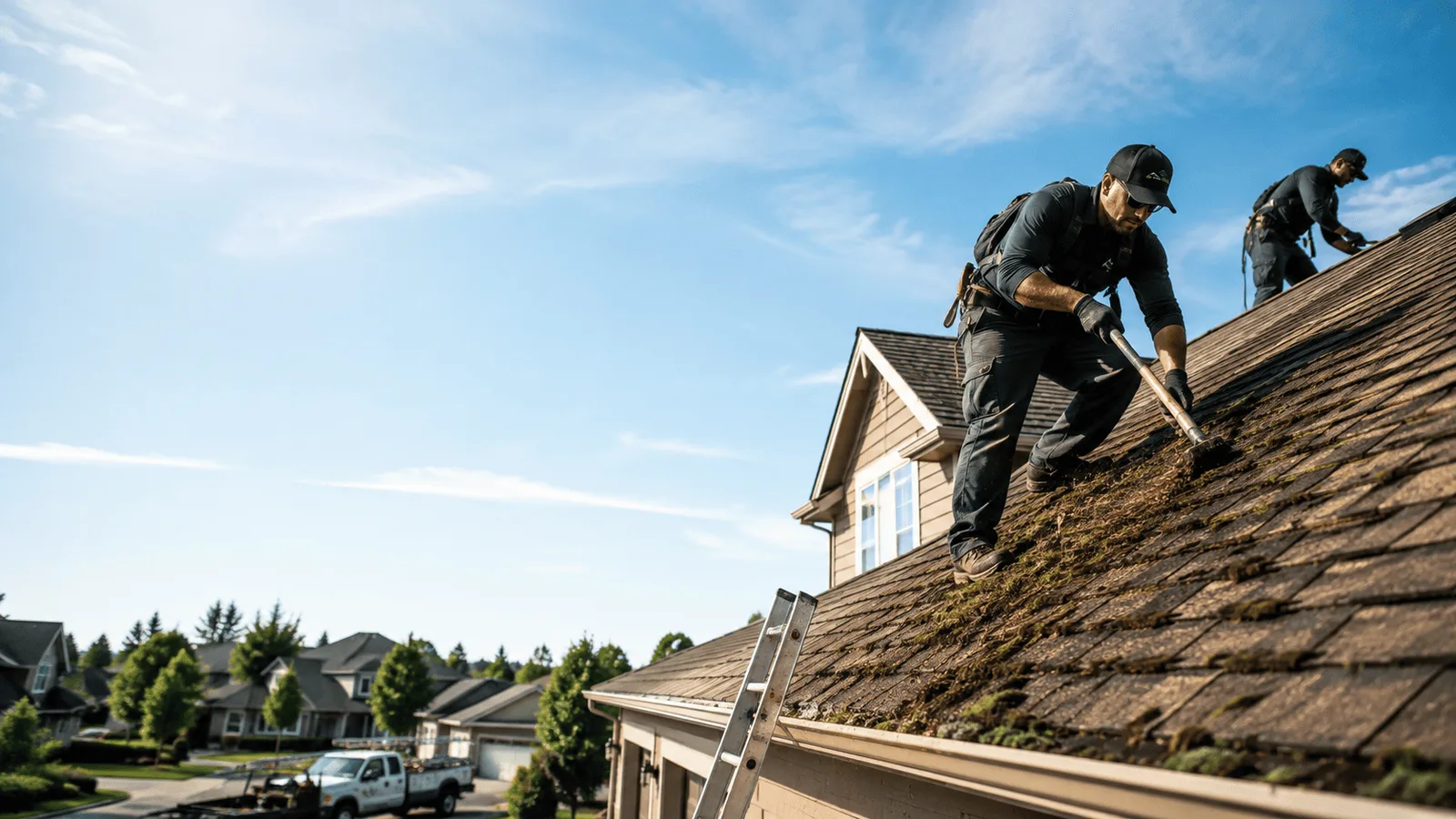 Roof Moss Removal in Elwell, MI near me